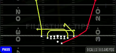 Mesh Spot — Pass play diagram