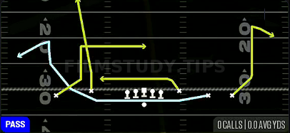 MTN Switch Comeback — Pass play diagram