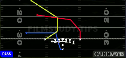 Paz Over — Pass play diagram