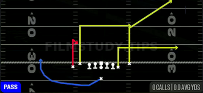 Smash Hammer — Pass play diagram