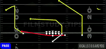 PA Boot LT — Pass play diagram