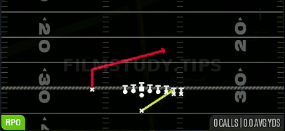 RPO Stretch Alert Lookie — RPO play diagram