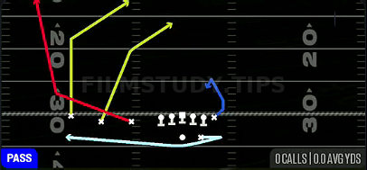 Shuffle MTN FK Screen Wheel — Pass play diagram