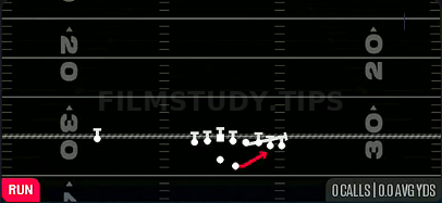 HB Toss — Run play diagram