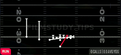 HB Counter Str — Run play diagram