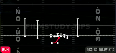 01 Trap — Run play diagram