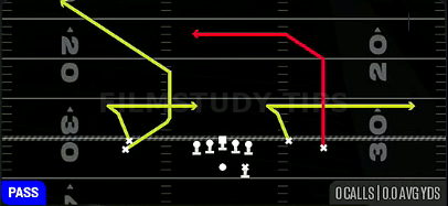 Salem Pivot — Pass play diagram