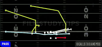 HB Slip Screen — Pass play diagram