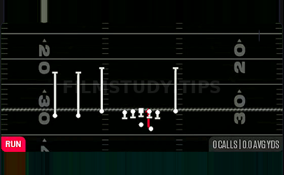 HB Draw — Run play diagram