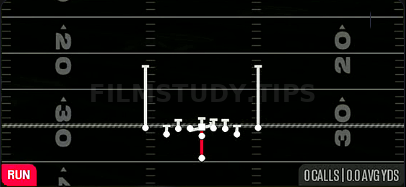 01 Trap — Run play diagram