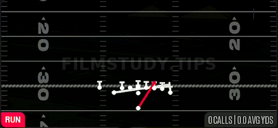 HB Counter Str — Run play diagram