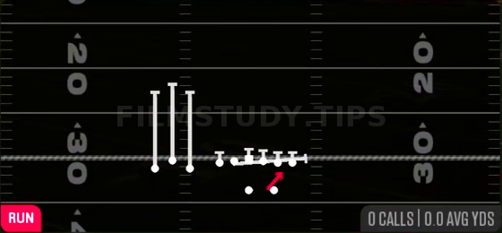 HB Counter Lead — Run play diagram