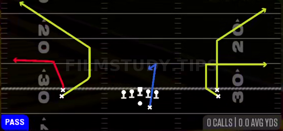 Smash — Pass play diagram