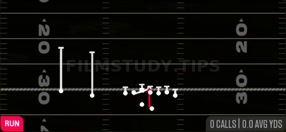 01 Trap — Run play diagram
