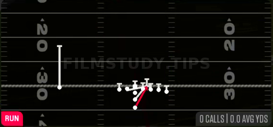HB Power O — Run play diagram
