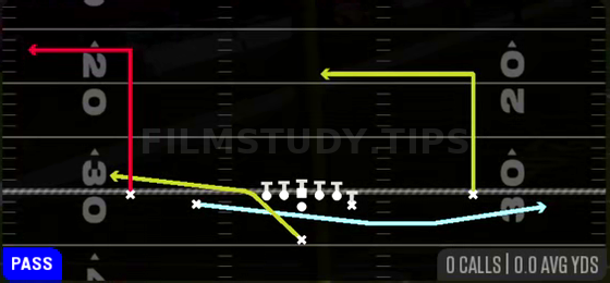 PA Jet Sweep X Out — Pass play diagram