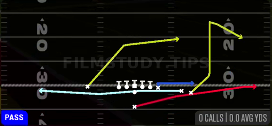 MTN Jet PA Sprint RT — Pass play diagram