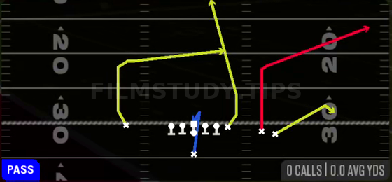 Smash — Pass play diagram