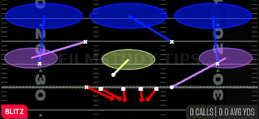 Edge Blitz 3 — Blitz play diagram