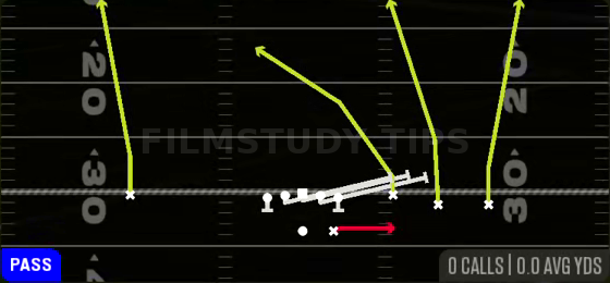 HB Slip Screen — Pass play diagram