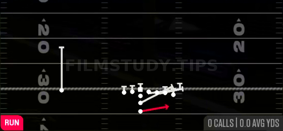 HB Toss — Run play diagram