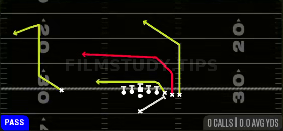 PA Boot LT — Pass play diagram