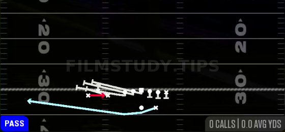 MTN Jailbreak Screen — Pass play diagram