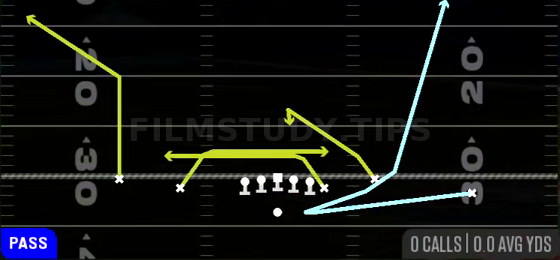 Reload Mesh Spot — Pass play diagram