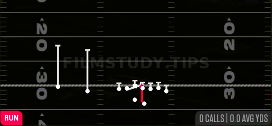 01 Trap — Run play diagram