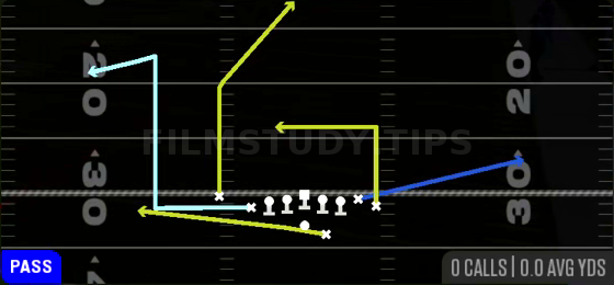 PA Cheat Comeback — Pass play diagram