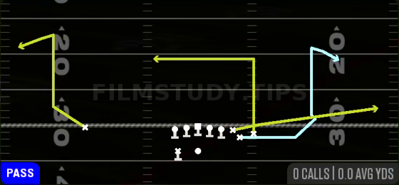 Cheat Comebacks In — Pass play diagram