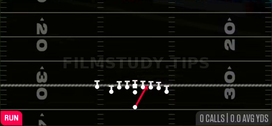 HB Smash — Run play diagram