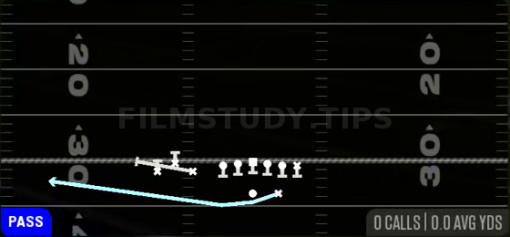 MTN HB Swing — Pass play diagram