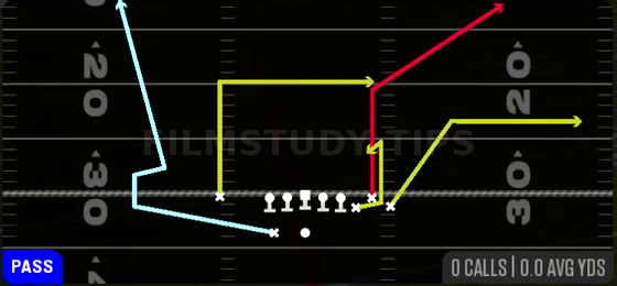 MTN Smash Sluggo — Pass play diagram