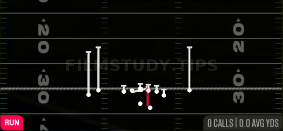 01 Trap — Run play diagram