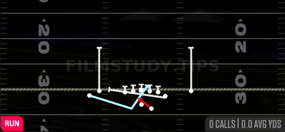 MTN Spinner HB Inside — Run play diagram