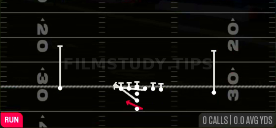 HB Counter WK — Run play diagram