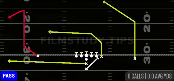 PA Comeback Slide — Pass play diagram