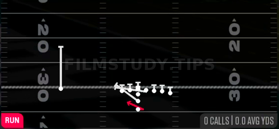 HB Counter WK — Run play diagram