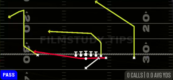 PA Boot LT — Pass play diagram