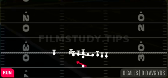 HB Counter WK — Run play diagram
