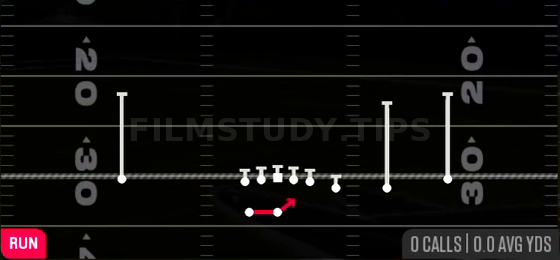 HB Off Tackle — Run play diagram