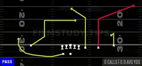 WR Smash — Pass play diagram
