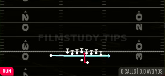 MTN Jet HB Duo — Run play diagram