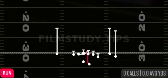 01 Trap — Run play diagram