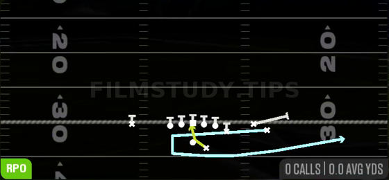 Boomerang RPO Alert Swing — RPO play diagram