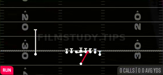 HB Power O — Run play diagram