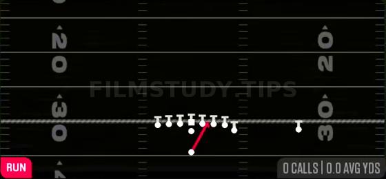 HB Smash — Run play diagram