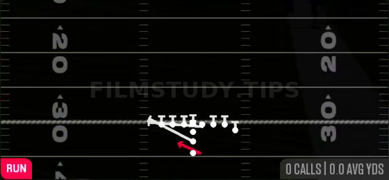 HB Counter WK — Run play diagram