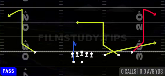 DBL Comeback — Pass play diagram